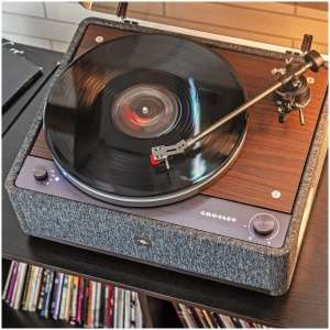 Crosley Premium Bluetooth Record Player Shelf System