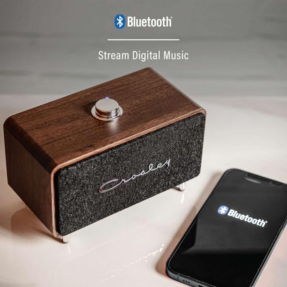 Crosley STANZA BLUETOOTH SPEAKER - Walnut - Image 3