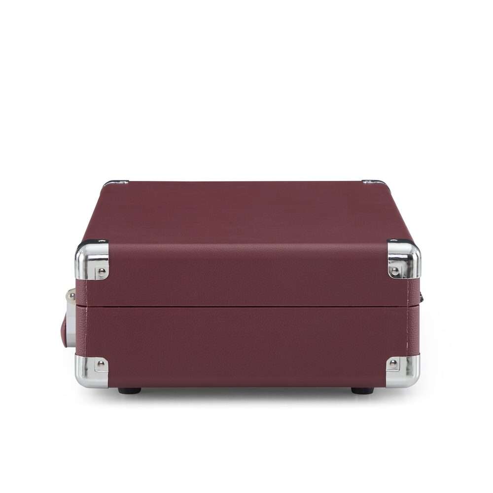 Crosley Portable Suitcase Record Player with Bluetooth In/Out - Burgundy - Image 3