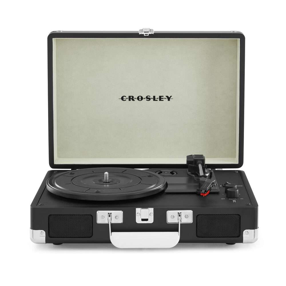 Crosley Portable Suitcase Record Player with Bluetooth In/Out - Chalkboard - Image 3