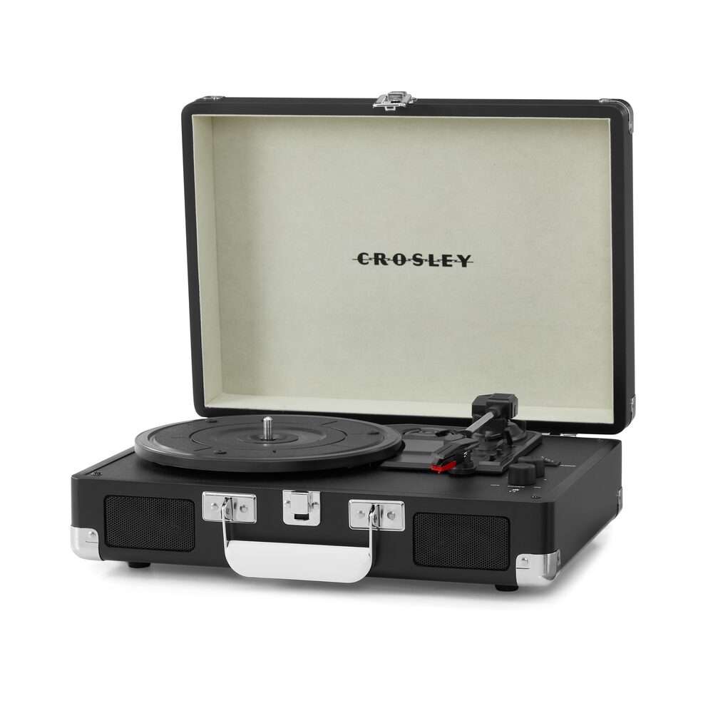Crosley Portable Suitcase Record Player with Bluetooth In/Out - Chalkboard - Image 5