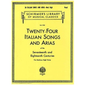 24 Italian Songs & Arias - Medium High Voice