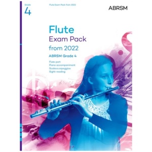 Flute Exam Pack from 2022, ABRSM Grade 4: Selected from the syllabus from 2022. Flute Part, Piano Accompaniment, Scales & Sight-Reading