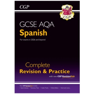 New GCSE Spanish AQA Complete Revision & Practice with CGP RevisionHub (for exams from 2026)