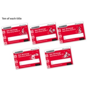 Read Write Inc. Phonics: Get Writing! Red Ditty Books 6-10 Pack of 50