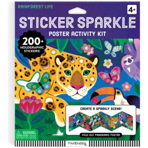 Rainforest Life Sticker Sparkle Poster Activity Kit