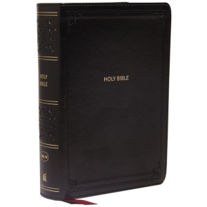 NKJV, End-of-Verse Reference Bible, Compact, Leathersoft, Black, Red Letter, Comfort Print: Holy Bible, New King James Version