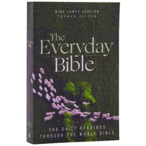 KJV, The Everyday Bible, Paperback, Red Letter, Comfort Print: 365 Daily Readings Through the Whole Bible