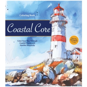 Coastal Charm Coloring Book: Color Your Way Through Sunlight, Salt Air, and Simple Joys - More than 100 pages to color