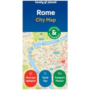 Lonely Planet Rome City Map: Durable, Waterproof, Easy-Fold Planning Map with Attractions & Walking Tours