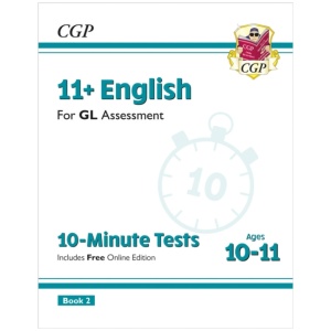 11+ GL 10-Minute Tests: English - Ages 10-11 Book 2 (with Online Edition)