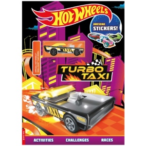Hot Wheels™: Turbo Taxi (with stickers and Small Bloc™ car model)