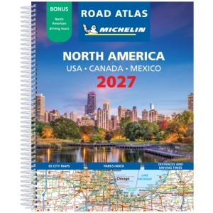 USA - Canada - Mexico 2027 Road Atlas (A4-Spiral)