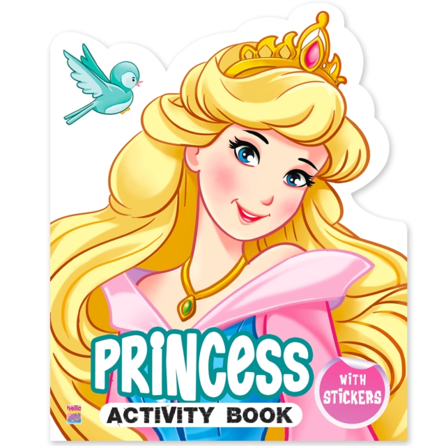 My First Princess Sticker Activity Book For Kids, Childern And Toddlers - Fun Activity With Coloring - Ages 3+ Years: Die Cut Princess Activity Book