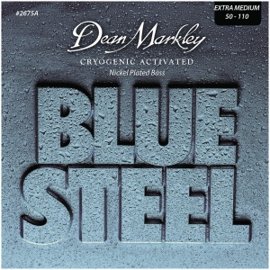Dean Markley Blue Steel NPS Bass Guitar Strings Extra Medium 4 String 50-110