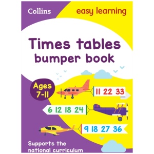 Times Tables Bumper Book Ages 7-11: Prepare for School with Easy Home Learning