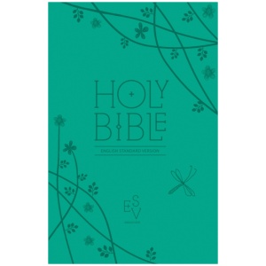 Holy Bible English Standard Version (ESV) Anglicised Teal Compact Edition with Zip