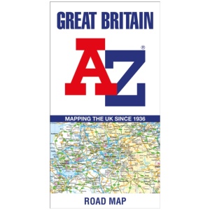 Great Britain A-Z Road Map: Navigate Great Britain with Ease Using Trusted Mapping