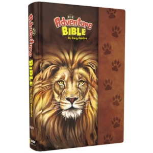 NIrV, Adventure Bible for Early Readers, Hardcover, Full Color, Magnetic Closure, Lion