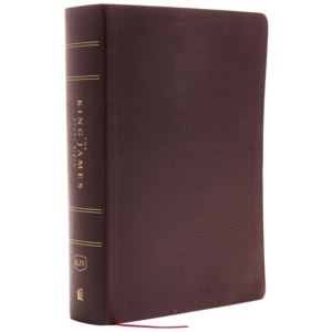 KJV, The King James Study Bible, Bonded Leather, Burgundy, Red Letter, Full-Color Edition: Holy Bible, King James Version