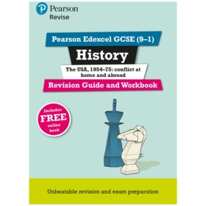 Pearson REVISE Edexcel GCSE History The USA, 1954-75 conflict at home and abroad Revision Guide and Workbook incl. online revision - for 2026, 2027 exams