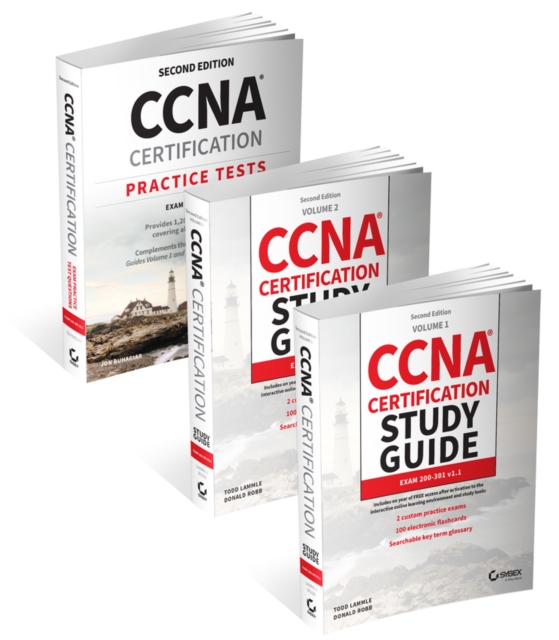 CCNA Certification Study Guide Volume 1, Volume 2, and Practice Tests Kit: Exam 200-301 v1.1