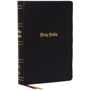 KJV Holy Bible: Super Giant Print with 43,000 Cross References, Black Genuine Leather, Red Letter, Comfort Print: King James Version
