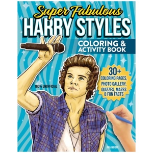 Super Fabulous Harry Styles Coloring & Activity Book: 30+ Coloring Pages, Photo Gallery, Word Searches, Quizzes & Fun Facts