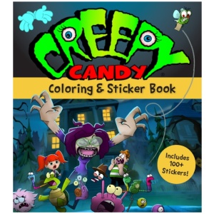 Creepy Candy Coloring & Sticker Book: The Official Coloring Book of the Creepy Candy Show: Includes Over 100 Stickers!