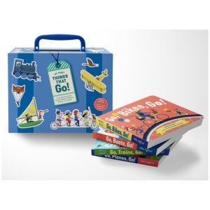 My First Things That Go: A Four-Board-Book Box Set of Boats, Planes, Bikes, and Trains for Toddlers 1-3