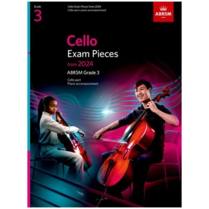 Cello Exam Pieces from 2024, ABRSM Grade 3, Cello Part & Piano Accompaniment