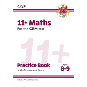 11+ CEM Maths Practice Book & Assessment Tests - Ages 8-9 (with Online Edition)