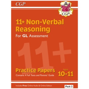 11+ GL Non-Verbal Reasoning Practice Papers: Ages 10-11 Pack 2 (inc Parents' Guide & Online Ed)