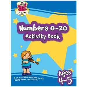 Numbers 0-20 Activity Book for Ages 4-5 (Reception)