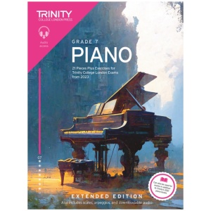 Trinity College London Piano Exam Pieces Plus Exercises from 2023: Grade 7: Extended Edition