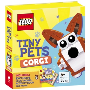 LEGO® Books. Tiny Pets: Corgi (with exclusive corgi mini-build, paper crafts, stickers and activity book)