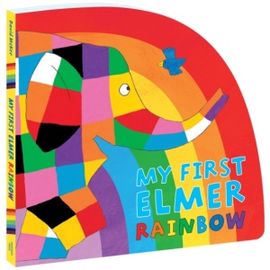My First Elmer Rainbow: Shaped Board Book