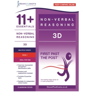 11+ Essentials Non-Verbal Reasoning: 3D Book 1