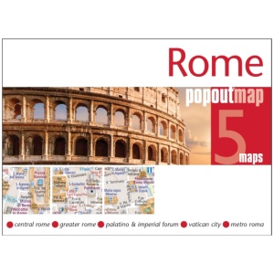 Rome PopOut Map: Pocket size, pop up city map of Rome