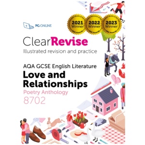 ClearRevise AQA GCSE English Literature: Love and relationships, Poetry Anthology 8702