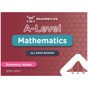 SnapRevise A-Level Maths Summary Notes