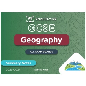 SnapRevise GCSE Geography Summary Notes