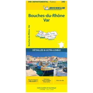 Bouches-du-Rhone Var - Michelin Local Map 340: Map