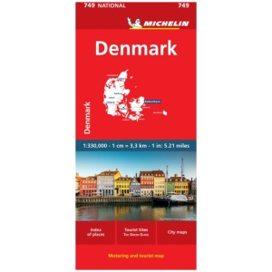 Denmark - Michelin National Map 749: Map