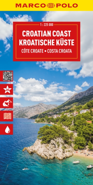Croatia Coast Marco Polo Map