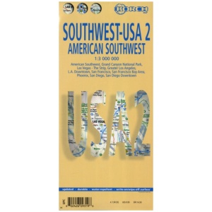 USA Southwest - American Southwest, Borch Map: Southwest USA, American Southwest, Grand Canyon National Park, Las Vegas - The Strip, Greater Los Angeles, L.A. Downtown, San Francisco, San Francisco Bay Area, Phoenix, San Diego, San Diego Downtown