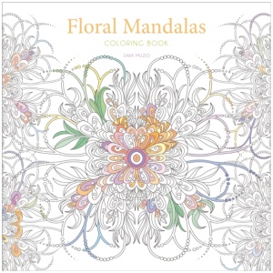 Floral Mandalas Colouring book