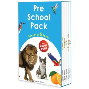 Pre School Pack: Box Set of 5 Books with Large Font